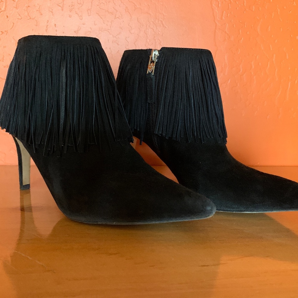 Sam Edelman fringe booties